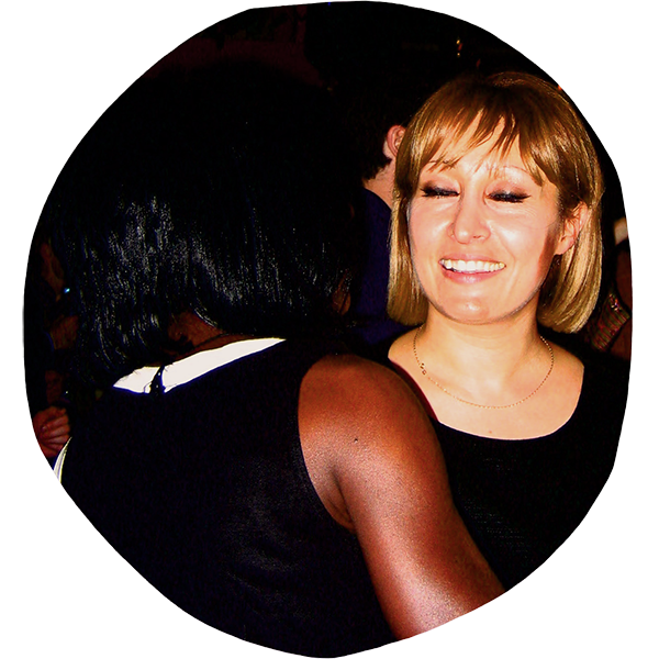 Amma chatting to Mary Boogaloo